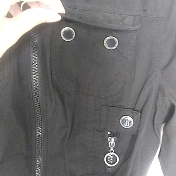 Paris Blues Black Crop Jacket - Picture 3 of 6